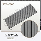 TO-TH Wood-Look Acoustic Panel, 4 Pack 47.2” x 23.6” Soundproof Wall Panels - Image 7