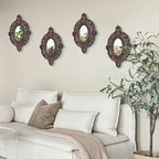 ZEXUIRU 4 Set. Rustic Wall Mirrors - Image 7