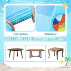 Kochorie 100 Ft x 54 Inch Swimming Pool Plastic Tablecloth Roll Pool Party - Image 4