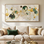 Extra Large Framed Abstract Canvas Wall Art by Cuspin