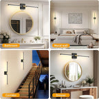 Morauroral Battery Operated Wall Sconces Set of 2, 10000mAh Rechargeable Sconces - Image 8