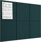 MaxGear Large Cork Board for Wall 36" x 24", Dark Green Bulletin Board by MaxGear