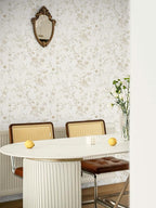 Ismoon Floral Peel and Stick Wallpaper Vintage Beige Stick on Wall Paper French - Image 7