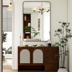 Easly 30 x 48 Inch Bathroom Mirror, Rounded Rectangular Vanity Mirror - Image 7