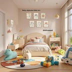 SEHSUVC Baby Alphabet 1 2 3 Wall Art Set of 9, Number Rainbow Canvas Posters - Image 2