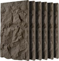 3D Faux Stone Wall Panels, Lightweight & Waterproof Accent Marble Rock Skin by Gahowlen