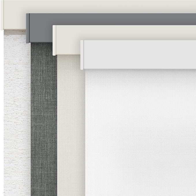 AOSKY Linen Roller Blinds Shades by AOSKY