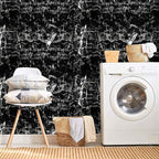 Arthome Black Marble Contact Paper, 15.7"x393" Self Adhesive Wallpaper - Image 4