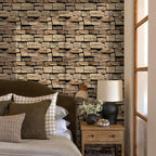 3D Peel and Stick Faux Stone Wall Panels 11.8" x 11.8" 10-Pack, Stone-Look Wall - Image 8