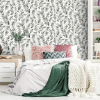 Livebor Green Leaf Peel and Stick Wallpaper Olive Leaf Contact Paper 17.7inch x - Image 2