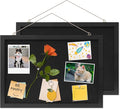 DAHAPYBOO Cork Board with Linen Black 2Pack, Bulletin Board 17"x12", Corkboards by DAHAPYBOO