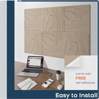 BUBOS Art Acoustic Wall Panels 6 Pack - Image 8