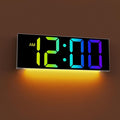 JALL 12'' Large Digital Wall Clock, Big LED Number Dispaly, RGB Colors by JALL