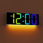 JALL 12'' Large Digital Wall Clock, Big LED Number Dispaly, RGB Colors by JALL