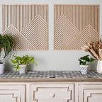 SnugLife 2 Pcs Wood Mountain Wall Art - Image 5