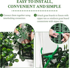 Artificial Ivy Privacy Fence Screen: 72"x 144" 4-Layer Leaf UV-Anti Faux - Image 3