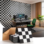 Soundproof Wall Panels Self-adhesive, Acoustic Panels 12 Pack Wall Panels by Soundsbay
