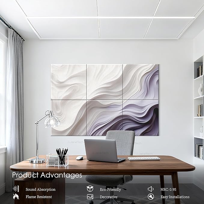 JaneTech Art Acoustic Panels Sound Absorbing Panels, Sound Absorbing Wall Art - Image 5