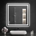 LED Bathroom Mirrors 32"x32" Bathroom Mirror by WISSMILESHOME