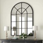 Arch Wall Mirror Mounted Decorative, Arched Window Pane Mirror by YourSpacePerfectlyReflected