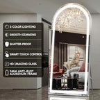 FENNIO Full Length Mirror with Lights, Free Standing Lighted Floor Mirror - Image 5