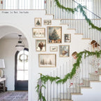 Vodefoad 9Pcs Christmas Print Set Winter Holiday Gallery Wall Prints Santa - Image 6