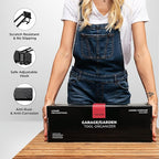 TIDYME Garage Wall Organizer | 80" Heavy-Duty Tool Storage Rack | Adjustable - Image 7