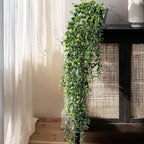 Artificial Hanging Plant 2 Pcs Faux Plant Ivy Vine Faux Eucalyptus Vines Fake - Image 6