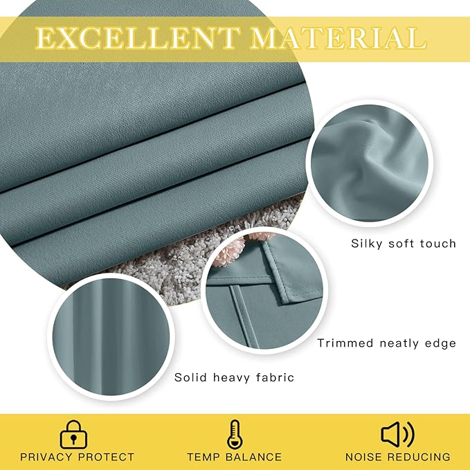 NICETOWN 108 inch Sliding Door Curtains - Image 5