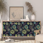 Vintage Boho Wallpaper Peel and Stick, Gothic Floral Contact Paper, Retro - Image 3
