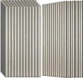 Wood Veneer Sound Panels, 10 Pack 47.2”x23.6” Wall Panels, Decorative Acoustic by AUTORIFIC