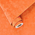 Wallercity Creative Orange Flocking Fabric Contact Paper by Wallercity