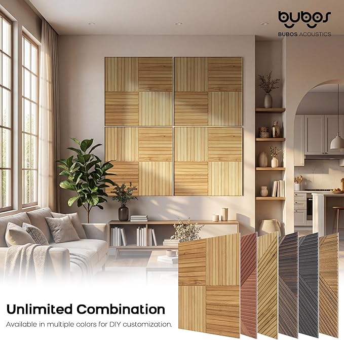BUBOS 6 Pack Acoustic Wall Panels - Image 6