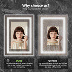 NEWBULIG 28X20 Inch LED Bathroom Wall Mirror - Image 5