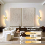 Battery Operated Wall Sconces Set of Two - Image 3