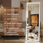 Hasipu Full Length Mirror with Lights, Full Body Dressing Hanging Mounted Mirror - Image 5