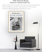 iHery No Panic Just Disco Framed Trendy NewsPaper Wall Art, Cherry Disco Ball - Image 5