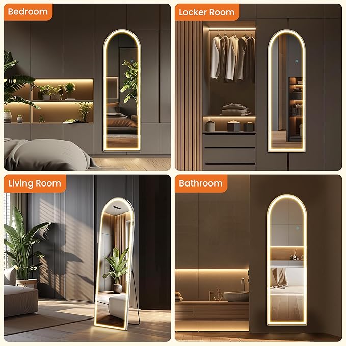 Sweetcrispy Arched Full Length Mirror - Image 6