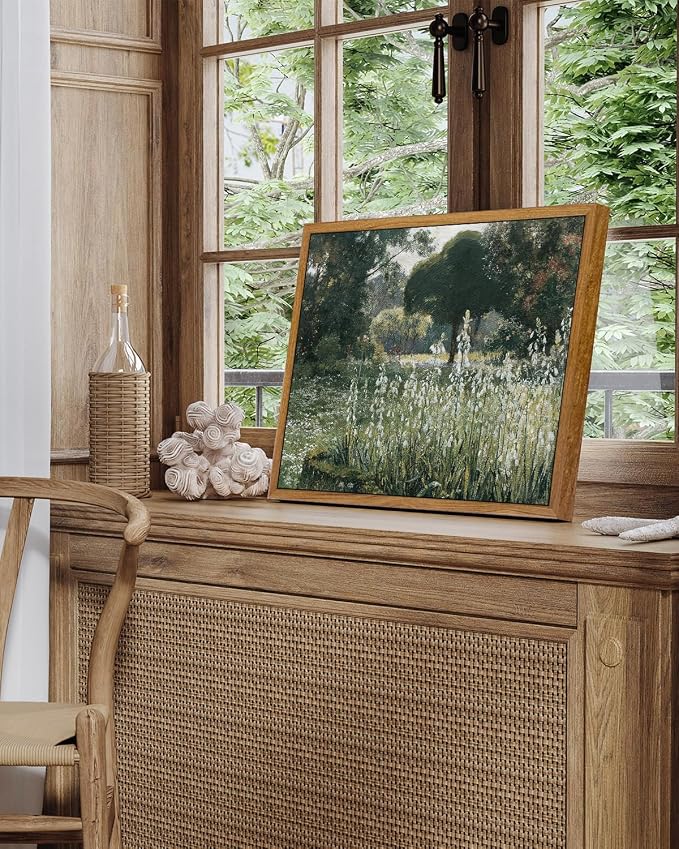 InSimSea Framed Canvas Wall Art Vintage Decor, Landscape Wall Art, Wall Art - Image 4