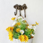 Rustic Mushroom-Shaped Decorative Wall Hook Rack Hangers - Image 5