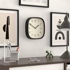 JONES CLOCKS® Sprite wall Clock | Modern Retro Rounded Square Clock | 10 inch | - Image 5