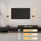 Battery Operated Modern Wall Sconces, Dimmable Wireless Wall Light Set of Two - Image 3