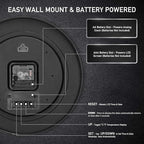 12 Inch Wall Clock, Silent Non-Ticking Analog - Image 7