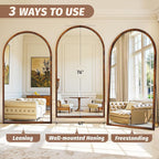 Full Length Mirror 76"×41" Floor Mirror Standing Tall Mirror, Arched Stand up - Image 7