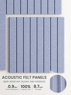 Bumusty Large Cork Board Alternative-36 x 24" Felt Bulletin Board Tiles - Image 3