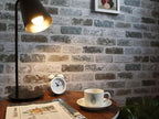 Guvana 17.3"×472.4" Brick Peel and Stick Wallpaper Brown/Grey Contact Paper - Image 2