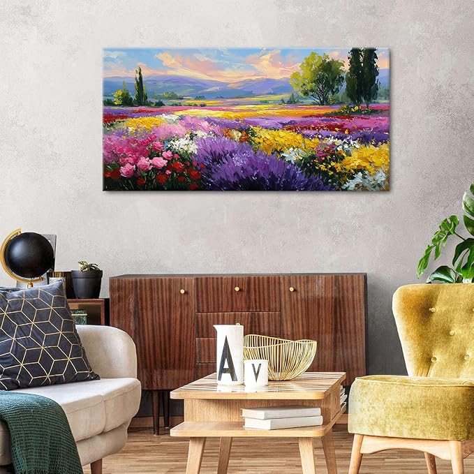 Flower Wall Art Vintage White Floral Canvas Pictures Abstract Blooming Flower - Image 4