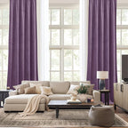 NICETOWN Lavender Purple Velvet Curtains 84 inches Long - Image 9