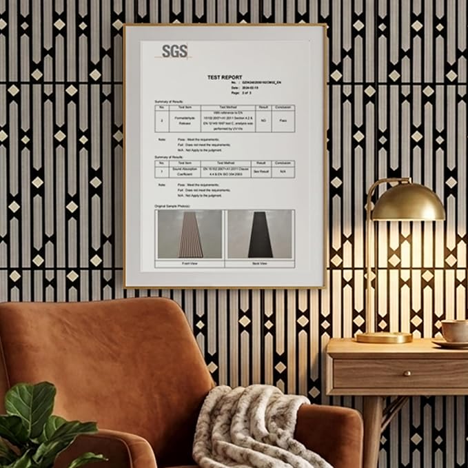 PVC Acoustic Wall Panels, Geometric Sound-Reducing Panels - Image 5