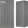 TO-TH Wood-Look Acoustic Panel, 4 Pack 47.2” x 23.6” Soundproof Wall Panels by TO-TH